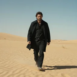 the man in black fled across the desert, and the gunslinger followed.