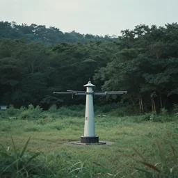 teleportation machine in a quiet and secluded place, with the feeling of being in the middle of nature and the peace and quiet by masaaki masamoto