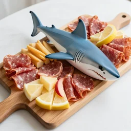 shark charcuterie board