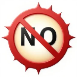 no exploding sign