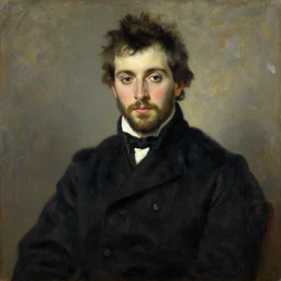 franz von stuck's self - portrait in studio, artwork by james ensor