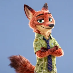 Screenshot from the original Grand Theft Auto III featuring Nick Wilde (from Zootopia)