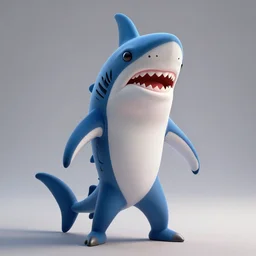 shark character costume, 3 d, photorealistic, cinematic composition, red shift render, trending on art station