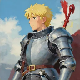 greg manchess portrait painting of armored howl from howl's moving castle as overwatch character, medium shot, asymmetrical, profile picture, organic painting, sunny day, matte painting, bold shapes, hard edges, street art, trending on artstation, by huang guangjian, gil elvgren, ruan jia, randy vargas, greg rutkowski