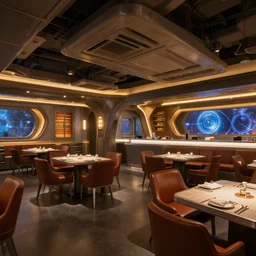 interior of a Star Trek-themed restaurant