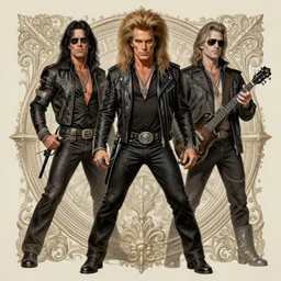 motley crue, elegant intricate digital painting artstation concept art by mark brooks and brad kunkle detailed