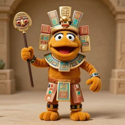 an aztec sacrifice muppet