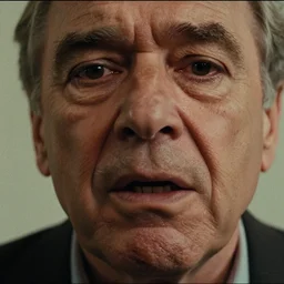 7 0 s movie still of a old man with trypophobia mouth, cinestill 8 0 0 t 3 5 mm, heavy grain, high quality, high detail