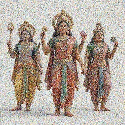 3d render, Idols of Indian Gods, Unreal engine, white background, 8k