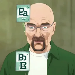 breaking bad reference in anime