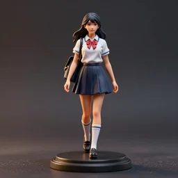 eBay, Full body, 80mm resin miniature of school girls