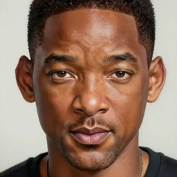 beautiful lifelike serious painting of will smith, looking down with epic eyes, symmetrical hyperdetailed face, defined jawline, beautiful perfectly shaded lighting. expressive detailed background. trending on artstation, greg rutkowski, hyper detailed, 4 k, high quality, smooth, sharp focus