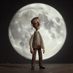 still of the man in the moon, stop-motion Laika film (1924)