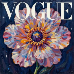flower supernova vogue, intricate oil painting by greg rutkowski, trending on artstation