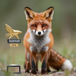 cutest fox in the universe, award - winning photo