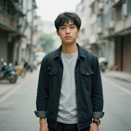 Medium shot of a typical character in the style of trending on 500px