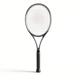 victorian tennis racket, stylized 3d render, isolated on a pure white background, centered, entire object in frame, sharp focus, soft studio lighting