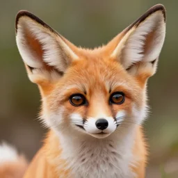 high quality character portrait of a fennec fox character, close-up, disney style, zootopia, highly detailed render, hyper-realistic, fur