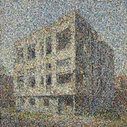 A beautiful painting of a dilapidated post-modern building in the wood, by Paul Gustav Fischer, Trending on artstation, very detailed
