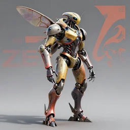 an uncut fullbody sideview portrait render of a streamline designed biomechanical insectoid mechanoid by subjekt zero. composition and intricate details by igor goryunov. lowbrow colors. polished. background by ø - cult. heavily stylized by subjekt zero.
