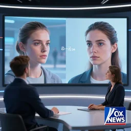 fox news talks about futuristic society where everybody has 2 0 / 2 4 vision