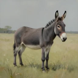 a mule in the style of alex grey