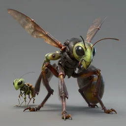 wasp aliens, artstation