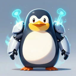 pokemon,penguin,robot,electric,fat, concept art