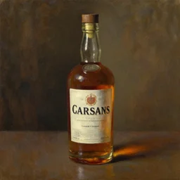 oil painting of whiskey bottle, art by anders zorn, wonderful masterpiece by greg rutkowski, beautiful cinematic light, american romanticism by greg manchess