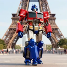 autobots walking in paris
