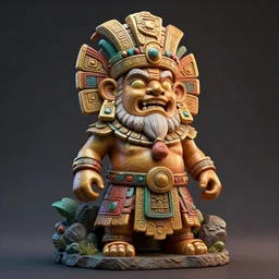 epic professional digital sculpture of an Aztec god Garden gnome figurine, volumetric light, best on artstation, breathtaking, epic, stunning, gorgeous, much detail, much wow, cgsociety, wlop, pixiv, behance, deviantart, masterpiece, UHD, 8K