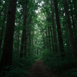 the reality of a forest is the stable center of the denoising process of life