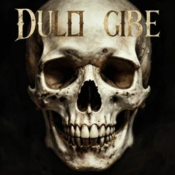 drawing of a skull, digital art, dramatic lighting, ultra detail, creepy, book cover