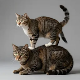 cat on cat within the cat on top of the cat hr giger