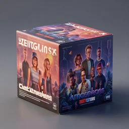 box by zeitguist, leticia reinaldo, pedro conti, dalmiro buigues, de souza, kosinski, chaotic atmospheres, 3 d artist