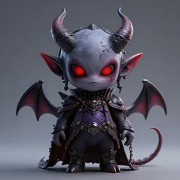 our ai overlord, nightmare, demonic, hyperrealistic, super cute, character design, artstation, 4 k, ultra detailed digital art