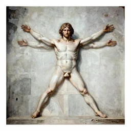 The Vitruvian Man by Alex Grey