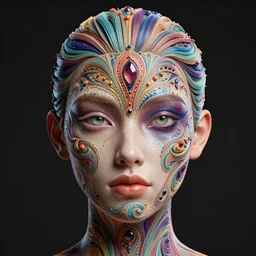 perfect skin :: by Martine Johanna :: ornate, dynamic, particulate, rich colors, intricate, elegant, centered, artstation, smooth, sharp focus, octane render, 3d