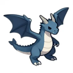 isometric dragon, stylized cartoon-style with outlines, 3d render, game asset, zoomed out view, white background by Sephiroth Art artstation