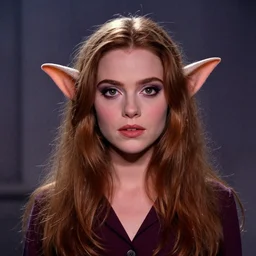 portrait of cara delevinge as a gremlin still from movie 1 9 8 4
