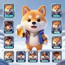 adorable cyberpunk hyperfuture synthwave shiba inu as a league of legends character, beer key visual, masterpiece, cg animation, riot enterainment, arcane, snowy background, realistic, character select portrait, by artgerm, kyoung hwan kim, loish, steve hanks, greg rutkowski, noriyoshi ohrai 3 d