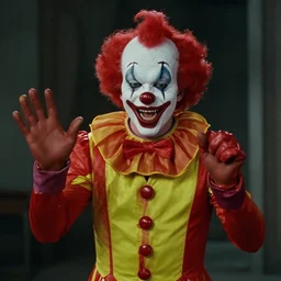 film still of killer clowns from outer space deleted scenes with robin williams