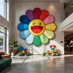 interior design inspired by Takashi Murakami