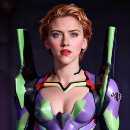 Scarlet Johansson in neon genesis evangelion