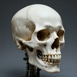 Cybernetic skull by H R Giger