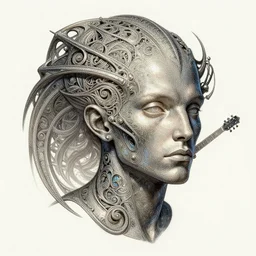anthropomorphic icositetragon head in sparkly oldtechno simon doonan guitarist, intricate, elegant, highly detailed creature, wide angle, digital painting, artstation, concept art, sharp focus, illustration, art by artgerm, bob eggleton, stephen hickman, richard corben, wayne barlowe, greg rutkowski, alphonse mucha, 8 k