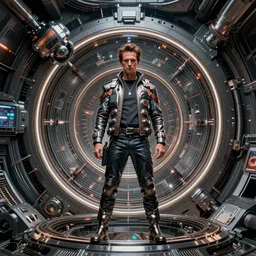 rick moranis in the fifth element, far future, highly detailed, trending on artstation, intricate, cinematic composition, by rutkowski