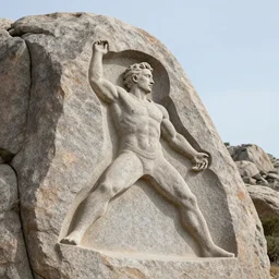 paul giamatti carved from a stone mountain
