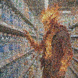 a fire spirit in a store contemplating which brand of water to buy while shopping, 4k digital art, highly detailed