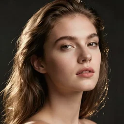 Portrait of a Columbian model, ethereal, majestic, realism, detailed facial features
